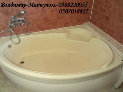Реставрация акриловой ванны  -  Мариуполь